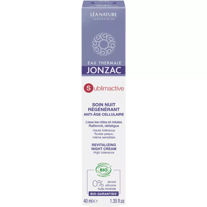 Jonzac Sublimactive Regenerating Anti Aging Night Care