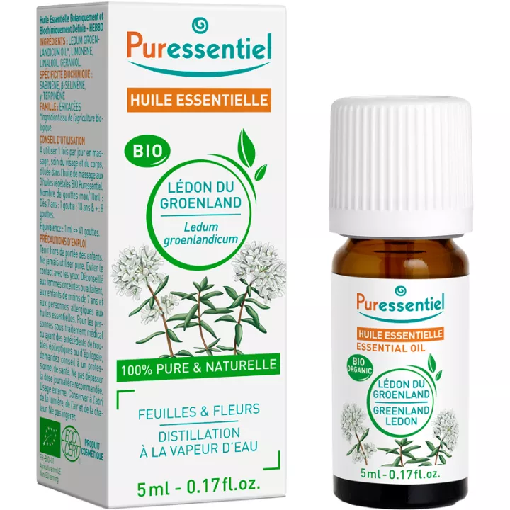 Puressentiel Óleo Essencial Orgânico Chá de Labrador 5 ml