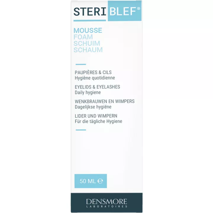 Steriblef Hygieneschaum für Augenlid und Wimpern Densmore 50 ml