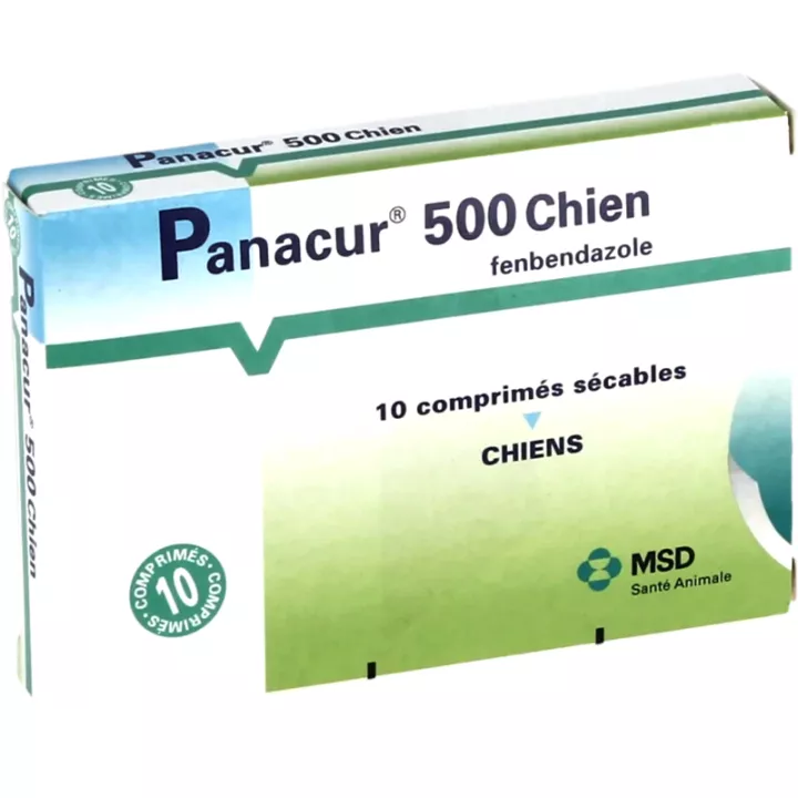 PANACUR 500mg Perro 10 comprimidos antiparasitarios