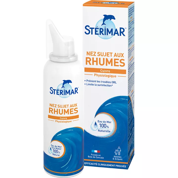 Stérimar Nez Sujet Aux Rhumes Cuivre Spray Nasal