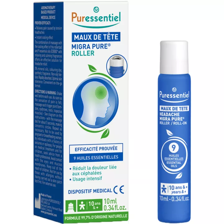 Puressentiel MAUX DE TETE ROLLER 5ML Aromatherapie