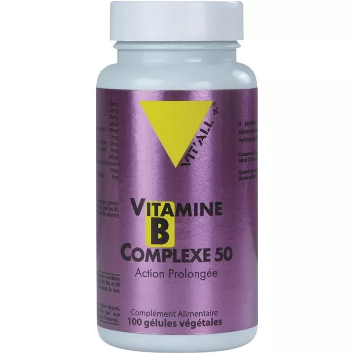 Vitall+ Vitamin B Complex 50 Extended Action 100 cápsulas