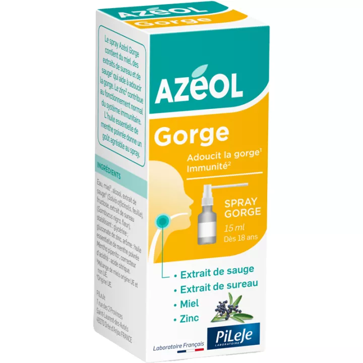 Azéol spray naturale per la gola Pileje