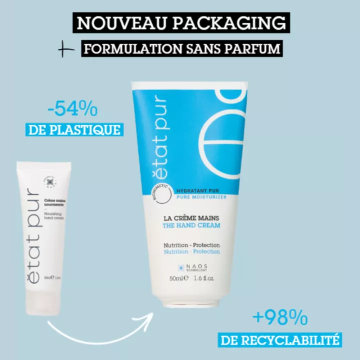 État Pur Hydraterende Handcrème 50 ml