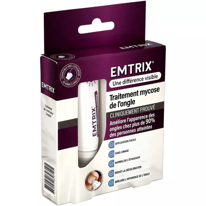 Caneta de tratamento de fungos nas unhas Emtrix 10 ml