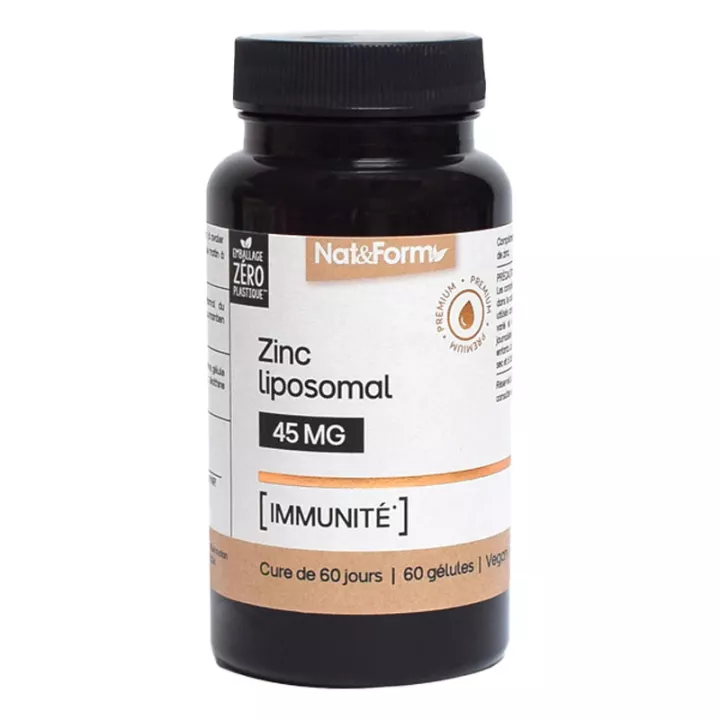 Nat &amp; Form Nutraceutique Zinc Liposomal 60 capsules
