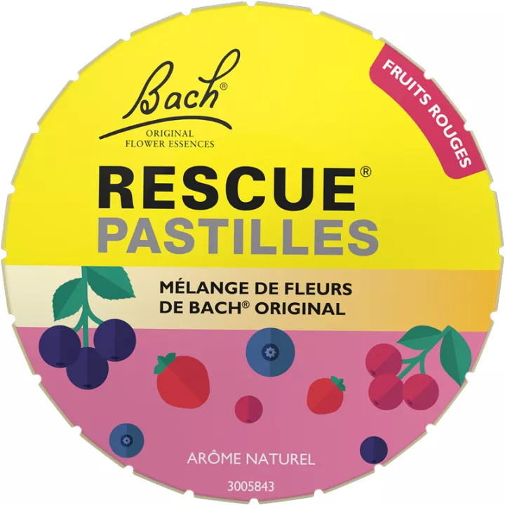 Rescue Pastilles Arôme Naturels Fleurs de Bach Original