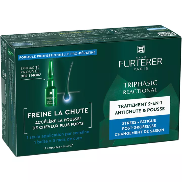 Rene Furterer Triphasic Reactional 2 in 1 Hair & Growth Treatment