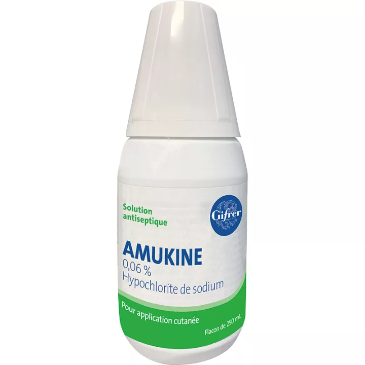 Amukine 0,06% Gifrer Solución para Aplicación Cutánea 250 ml