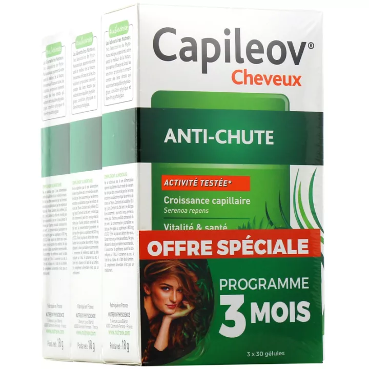 Nutreov Capileov Cheveux Anti-Chute 3x30 gélules