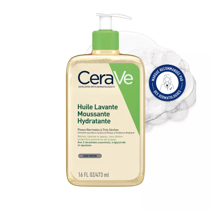 CeraVe Huile Lavante Moussante Hydratante