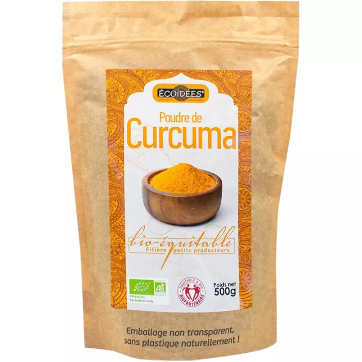 EcoIdées Poudre de Curcuma Bio 500g