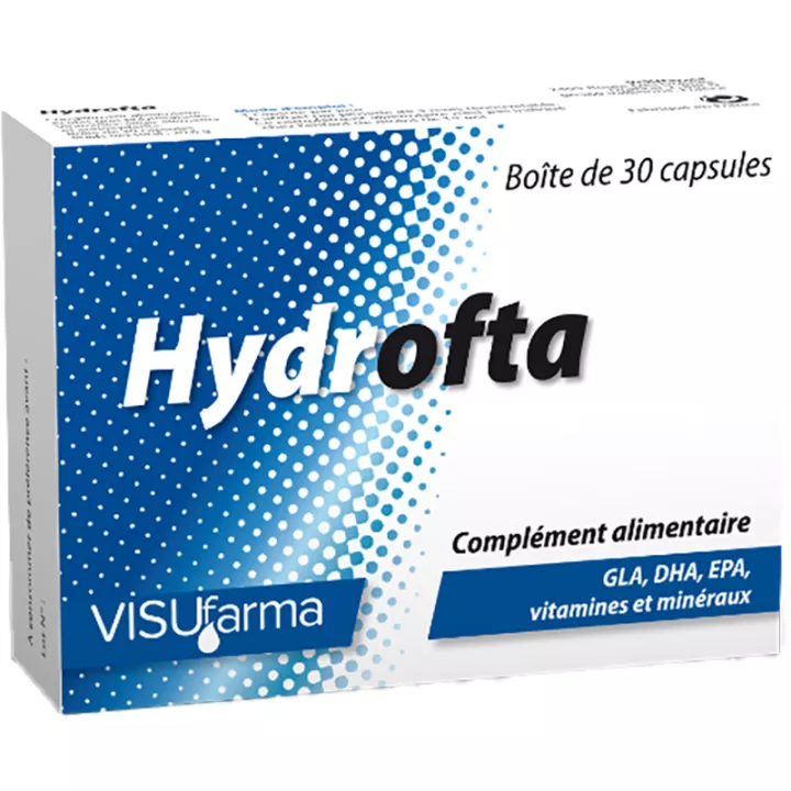 Visufarma Hydrofta Eye Health GLA DHA EPA Витамины и минералы 30 капсул 