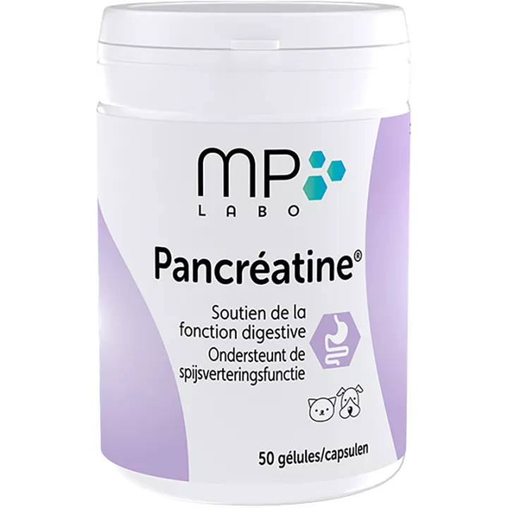 Pancréatine Soutien Fonction Digestive Chien & Chat 50 gélules