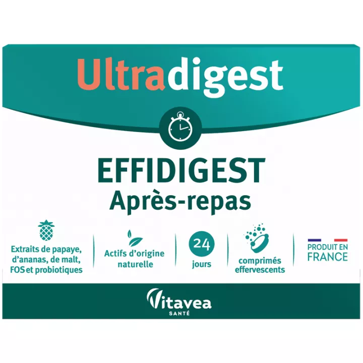 Vitavea Ultradigest After Meal 24 шипучие таблетки