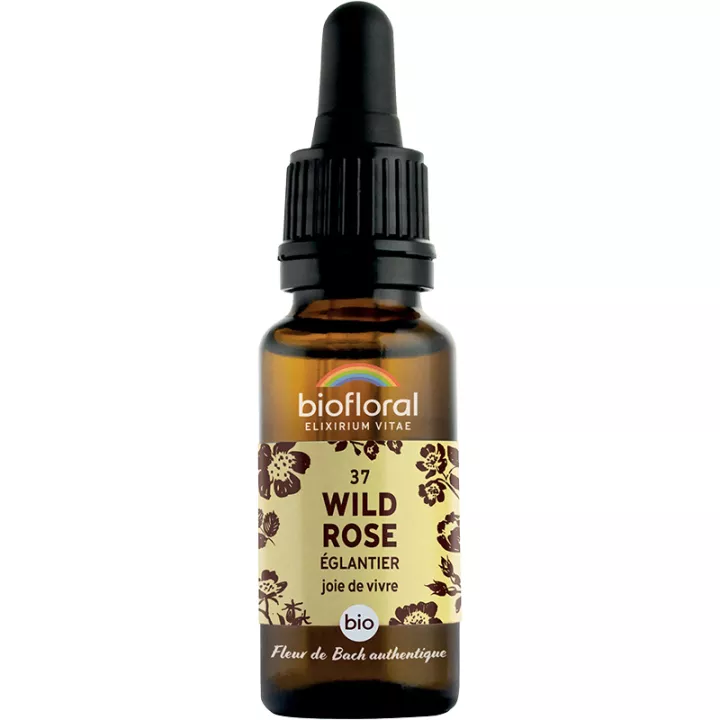 Biofloral Fleurs de Bach 37 Wild Rose Granules sans alcool