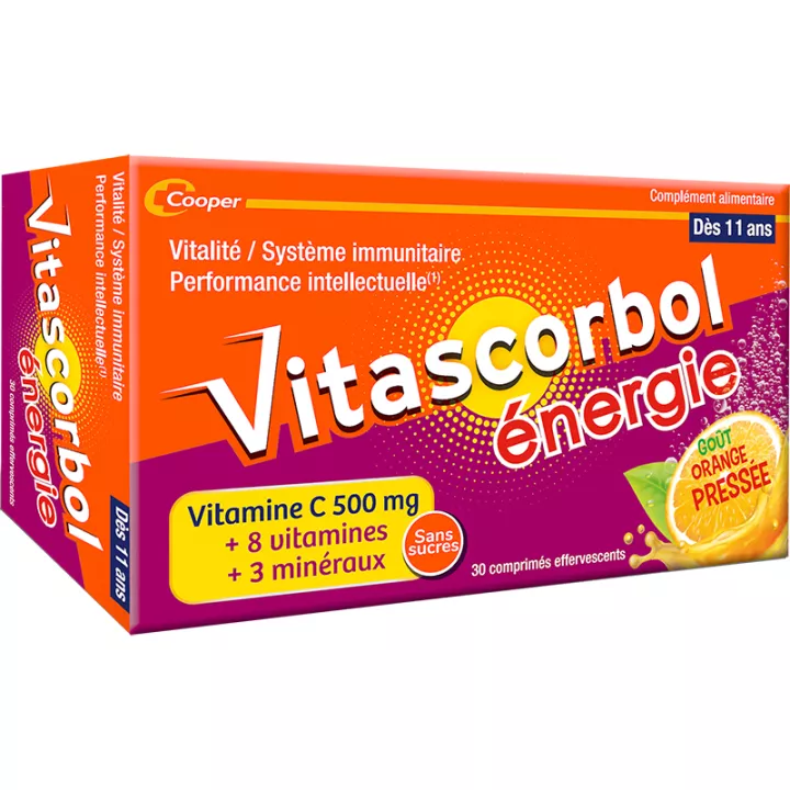 Vitascorbol Energie 30 Brausetabletten Ohne Zucker