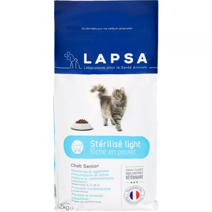 Lapsa Senior Cat Sterilised Light Crocchette 2 Kg