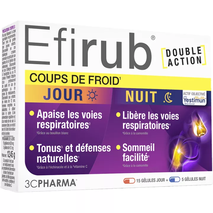 3C Pharma Efirub Coup de Froid Jour / Nuit 