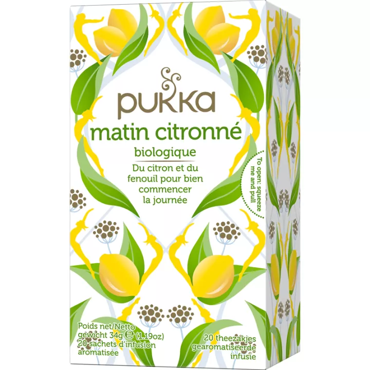 Pukka Tisana biologica al limone mattutino 20 bustine*