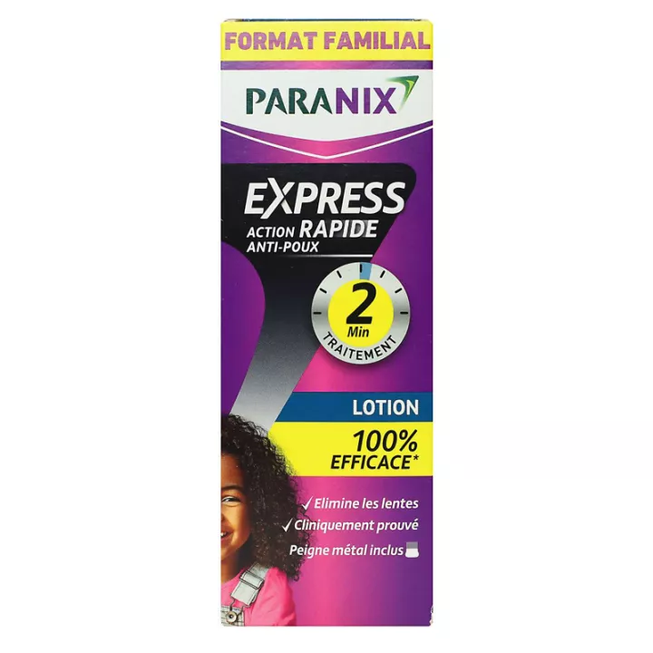 Paranix Express action rapide anti-poux 2 minutes Lotion 