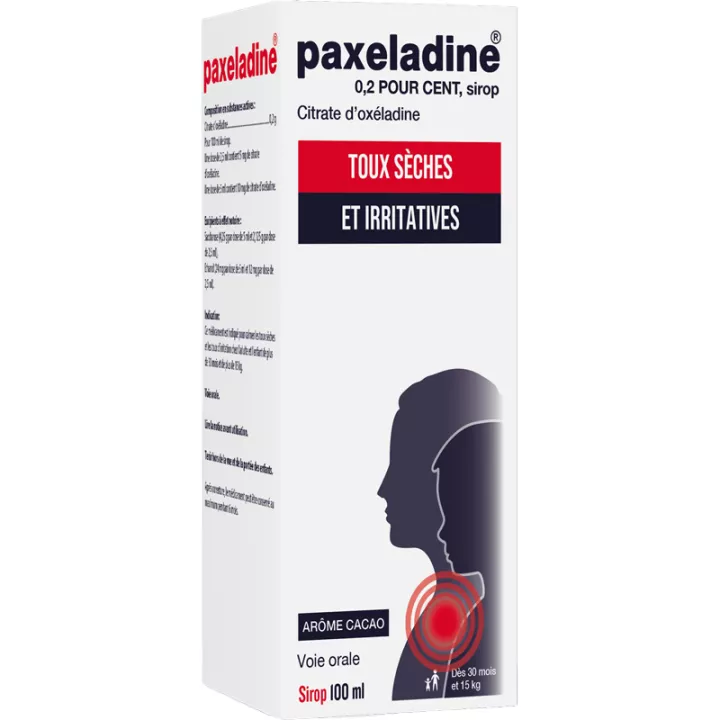 Paxeladine Xarope para a Tosse Seca e Irritável