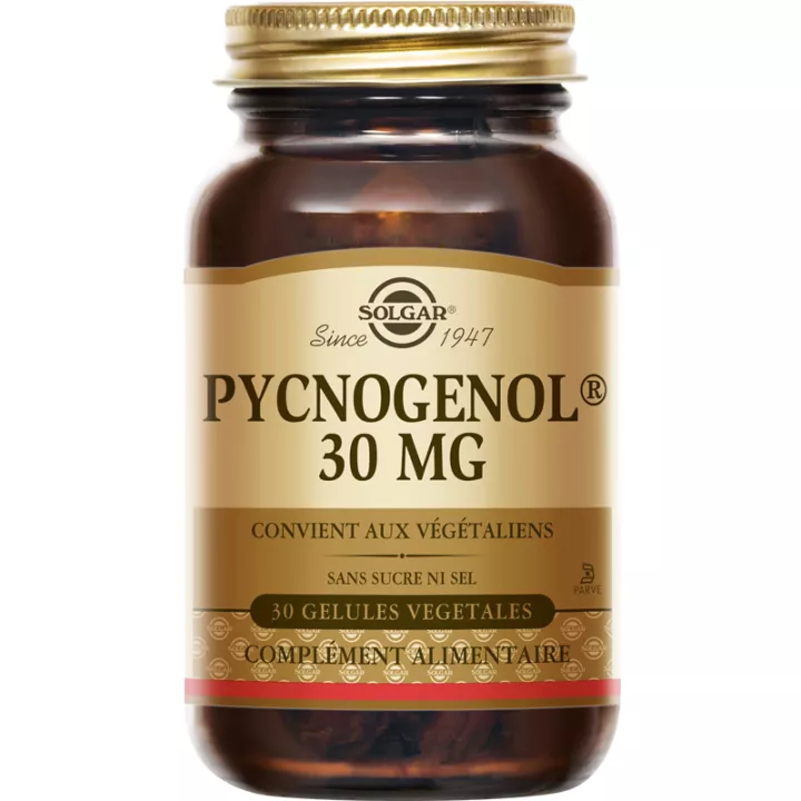 Solgar Pycnogénol 30 mg 30 gélules végétales