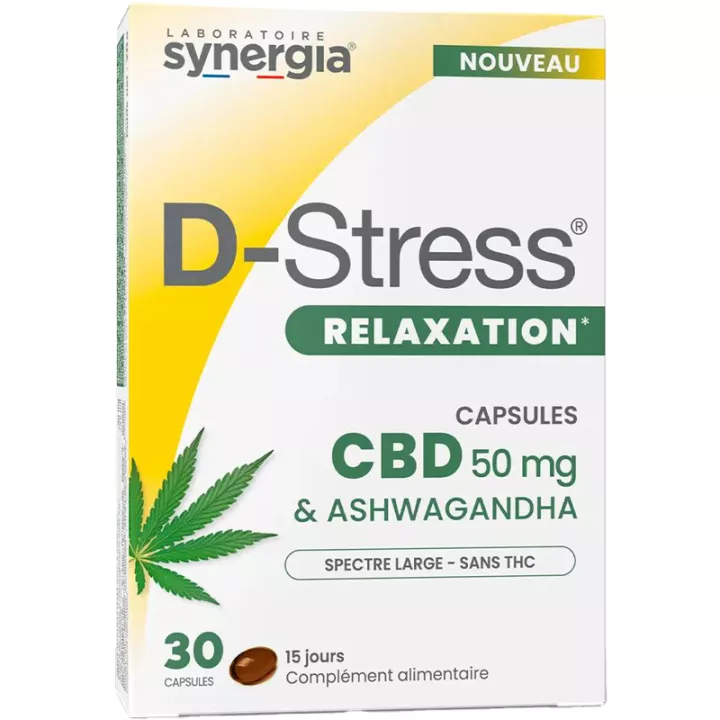 D-Stress Relaxation CBD 50 mg 30 cápsulas