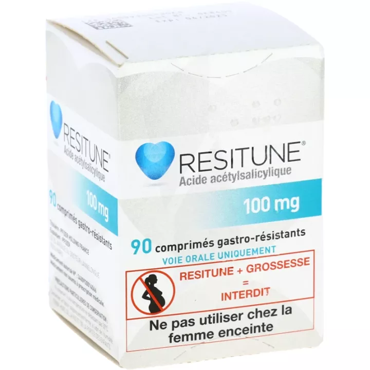 Resitune - Aspirine 75 mg of 100mg maagsapresistente tabletten