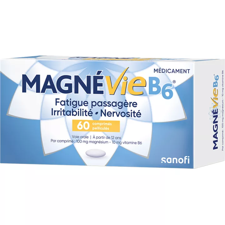 MagneVie B6 Magnésio 60 Comprimidos Sanofi