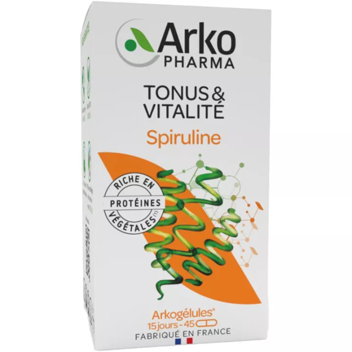 Arkogélules Spirulina Tonus et Vitalité organic