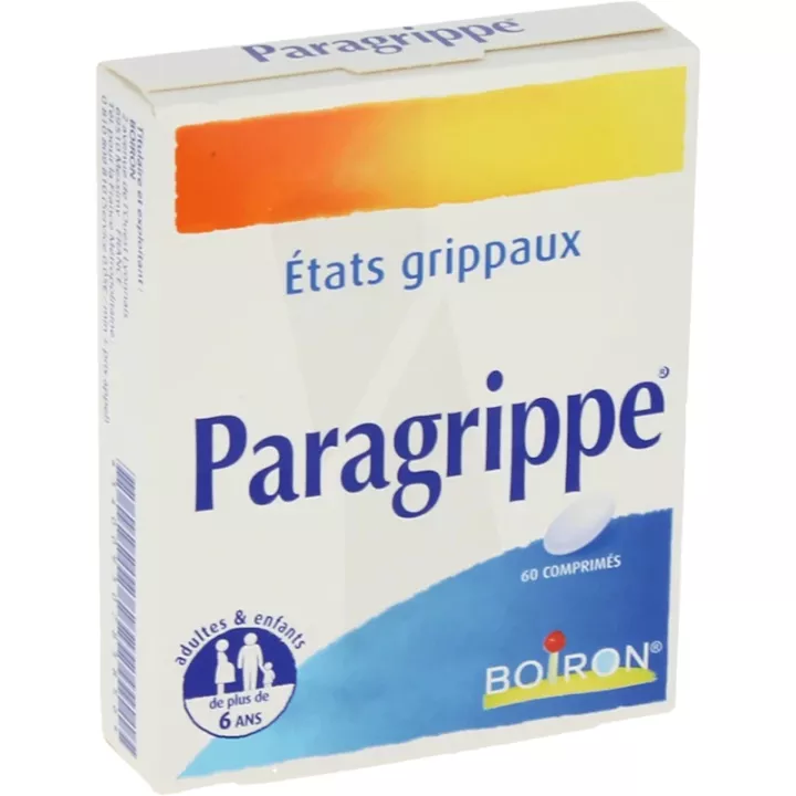 PARAGRIPPE Homeopatia Boiron 60 comprimidos