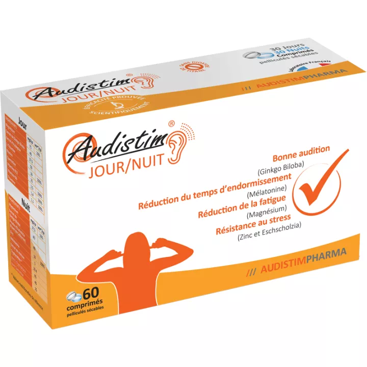 Audistim Tinnitus 60 Tabletten Tag / Nacht