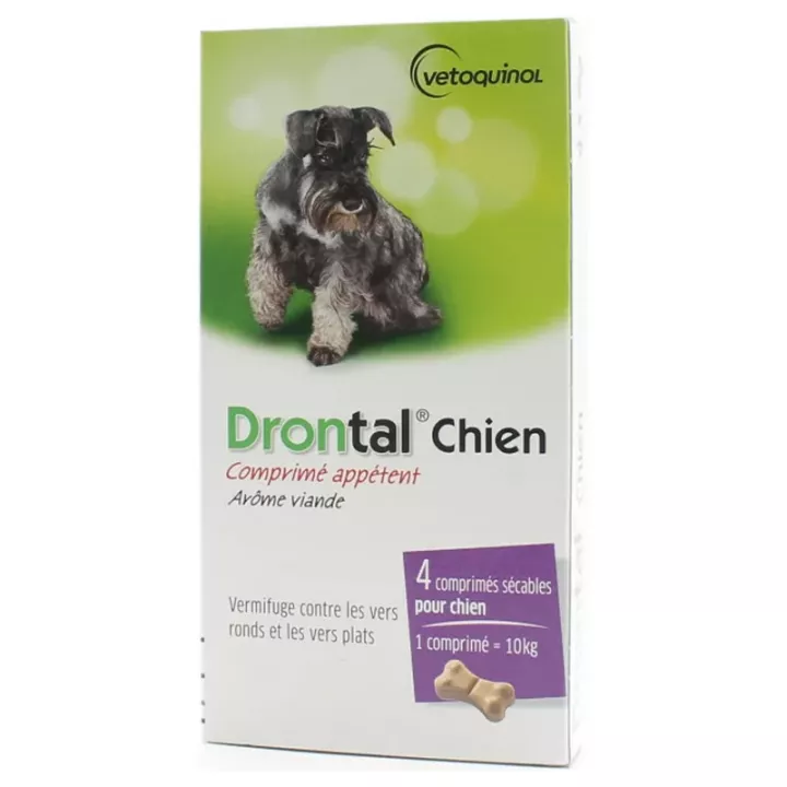 Drontal Chien Vermifuge en comprimés appétants Vetoquinol