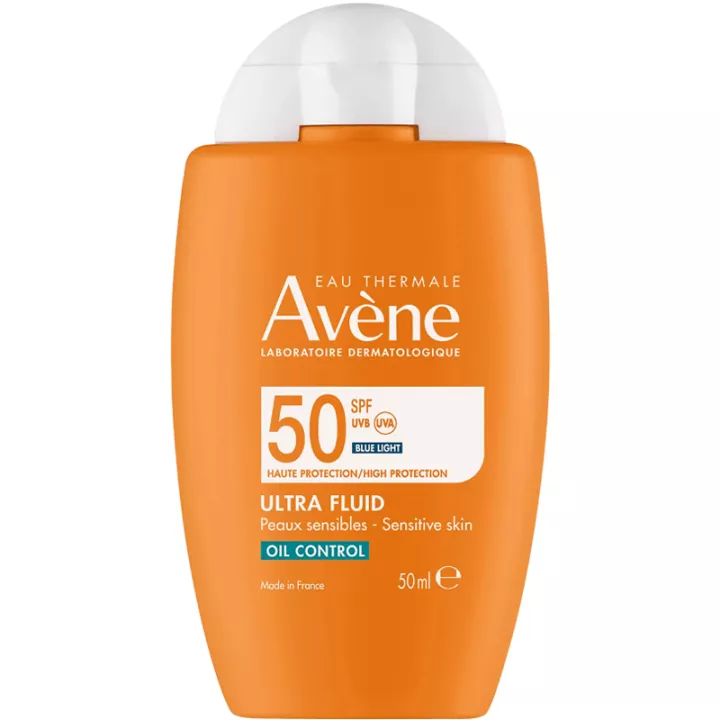 Avene Sun Care Ultra Fluido Controlo de Óleo Matificante SPF50+ 50 ml