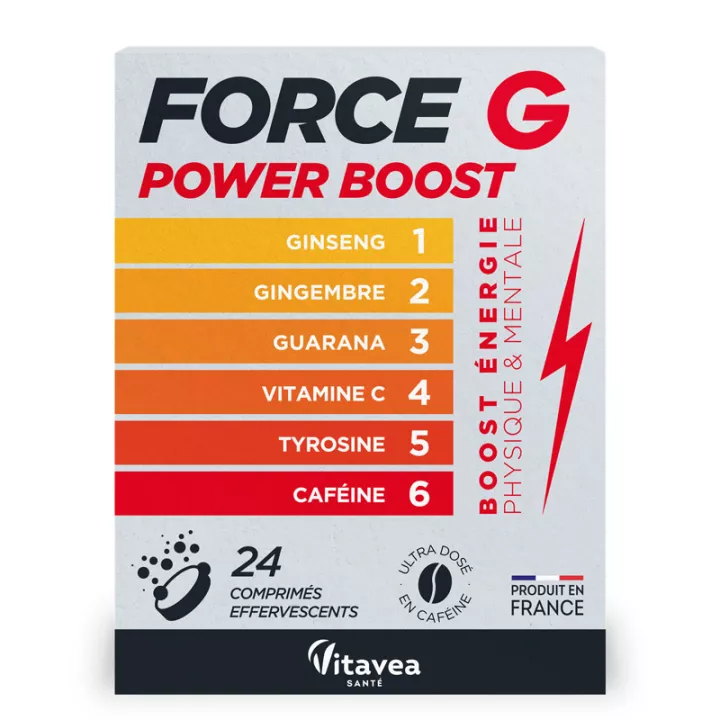 Vitavea Force G Power Boost 24 Effervescent Tablets