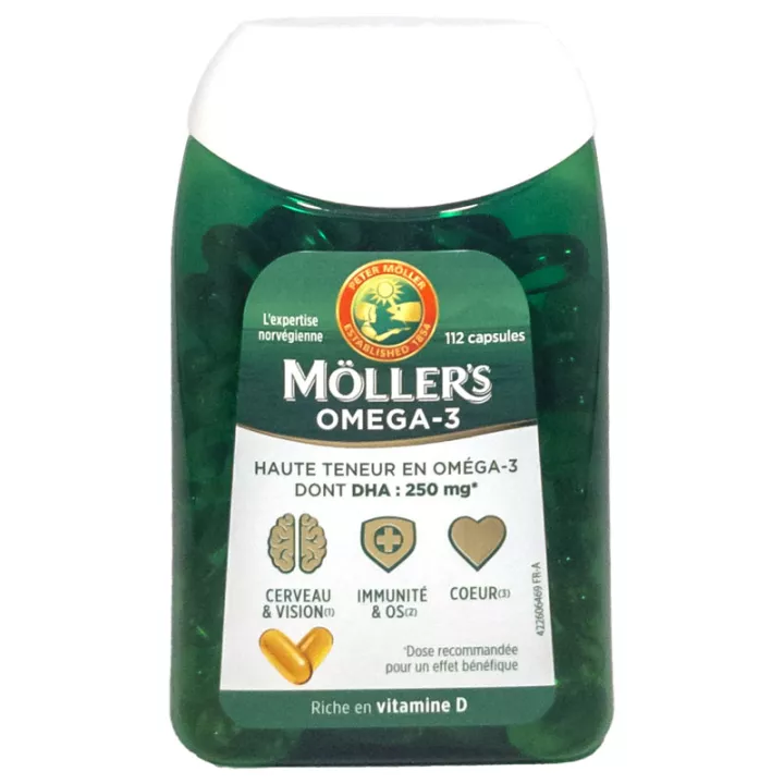 Möller's Omega-3 Cod Liver Oil Capsules