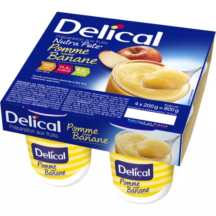 Delical Fruchtiges Dessert Nutra'Pote 4x200g