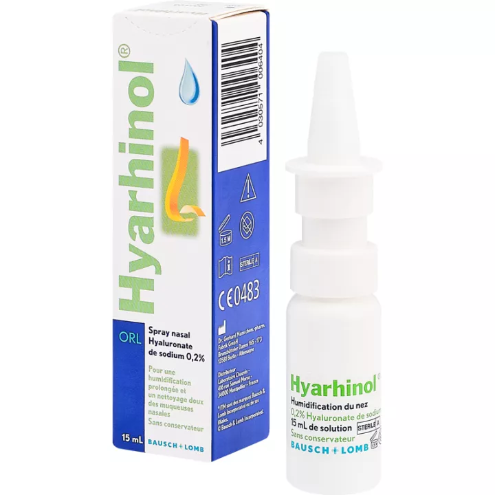 HYARHINOL spray de limpeza nasal 15ml