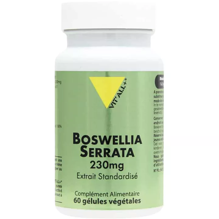 Vitall+ Boswellia Serrata 230mg 60 plantaardige capsules