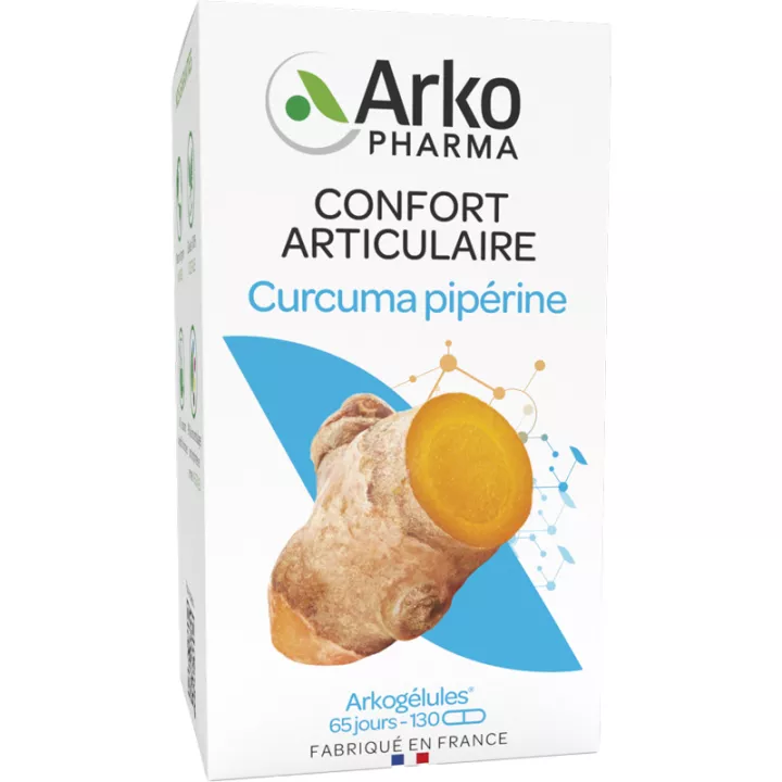 Arkogélules Curcuma Pipérine Joint Comfort biológico