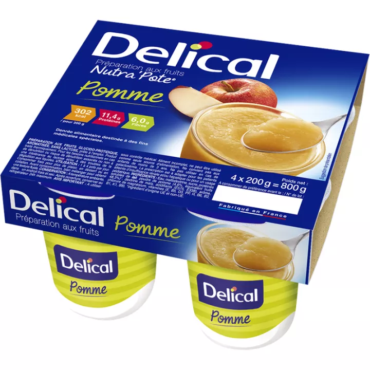 Delical Fruchtiges Dessert Nutra'Pote 4x200g