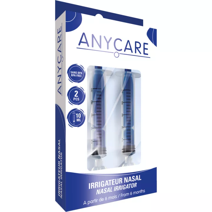 Set di 2 siringhe nasali Anycare