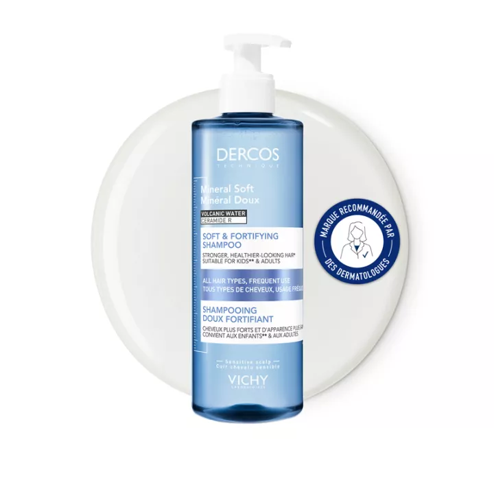 Dercos Minéral Doux Mildes kräftigendes Shampoo 400 ml