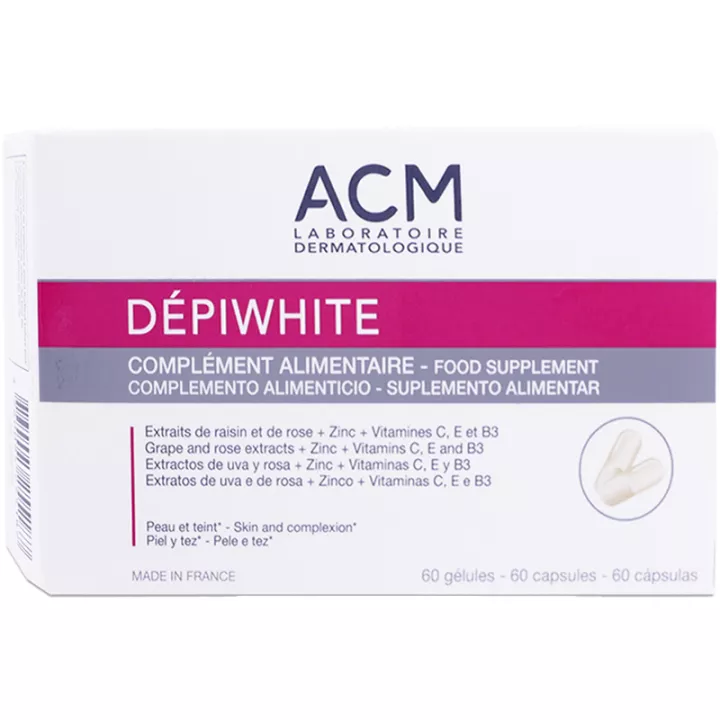 ACM Dépiwhite Complément Alimentaire Anti-Taches 60 gélules