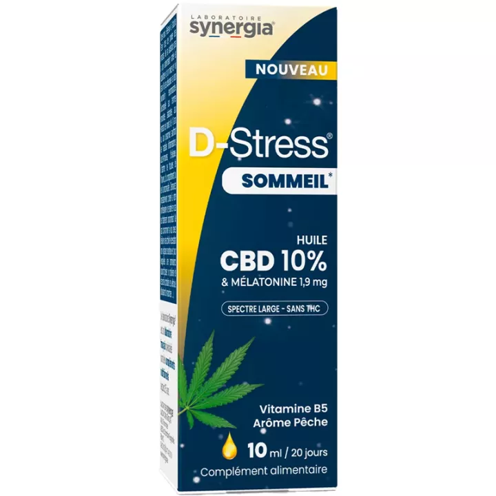 D-Stress Sleep Olio di CBD 10% 10 ml