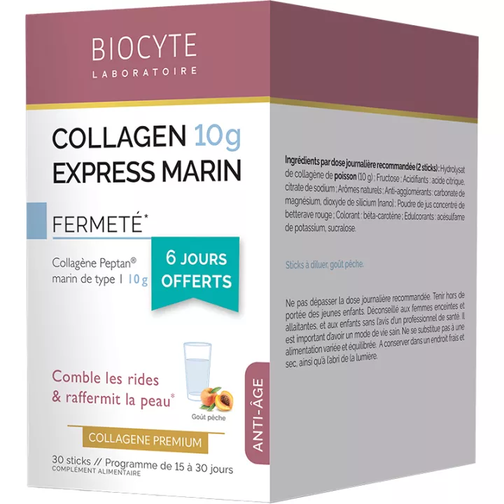 Biocyte Collageen 10g Express Marin sticks