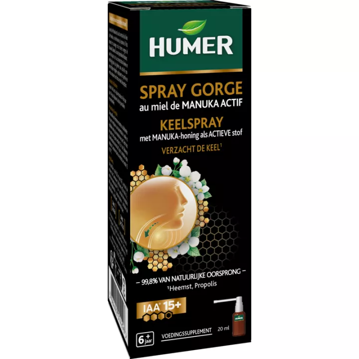 Humer Throat Spray Manuka Honey IAA 15+