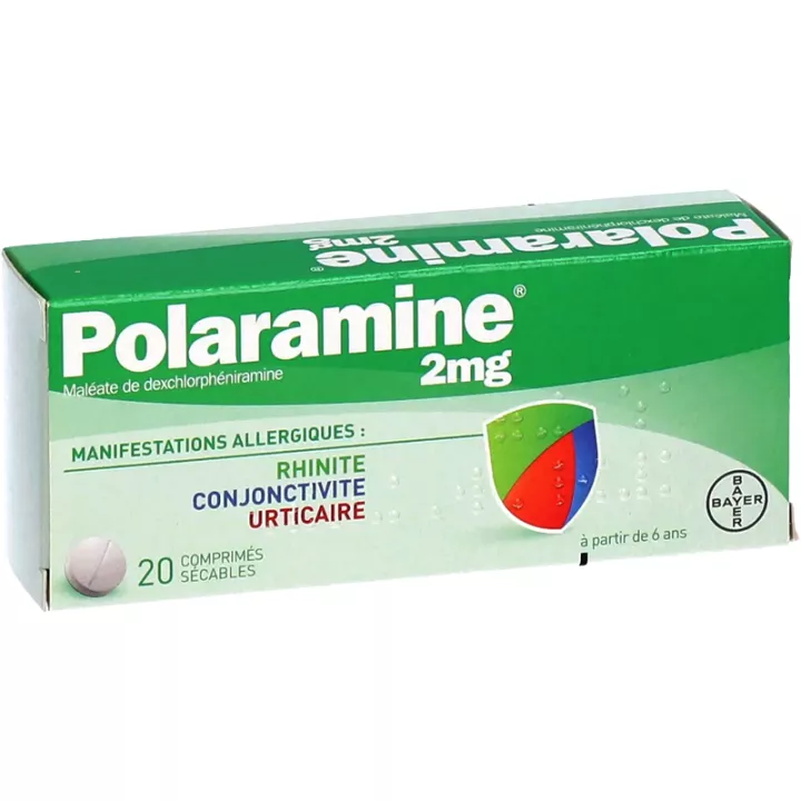 Polaramine allergy antihistamine tablets